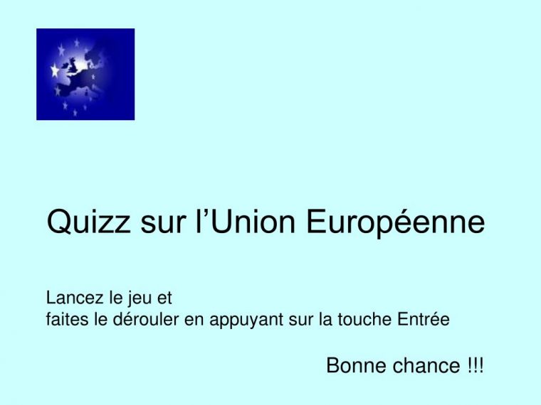 Ppt – Quizz Sur L'union Européenne Powerpoint Presentation avec Quizz Pour Maternelle