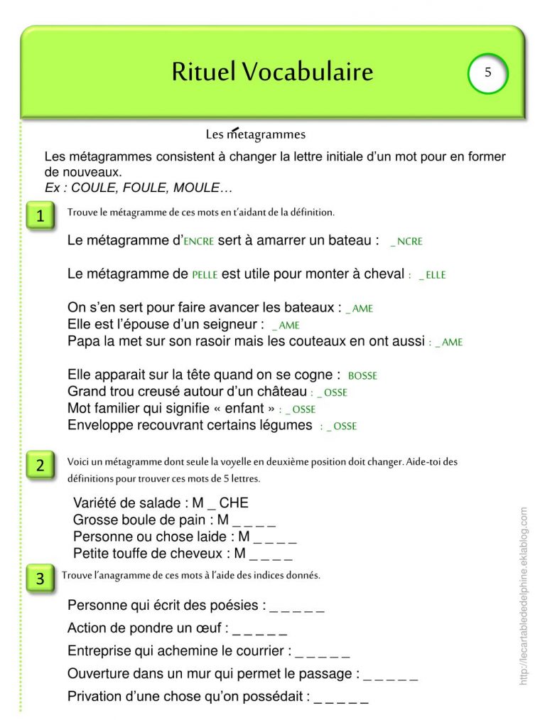 Ppt – Rituel Vocabulaire Powerpoint Presentation, Free concernant Dictionnaire Des Mots Croisés Gator