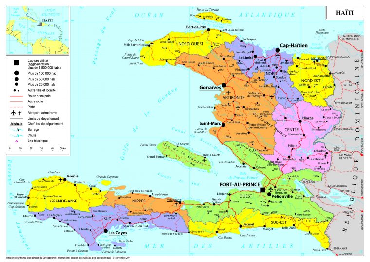 Présentation De Haïti – Ministère De L'europe Et Des intérieur Carte D Europe En Francais