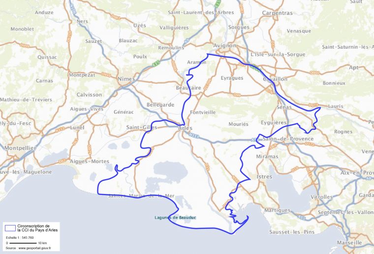 Présentation Générale Du Territoire – Cci Du Pays D'arles destiné Département 13 Carte