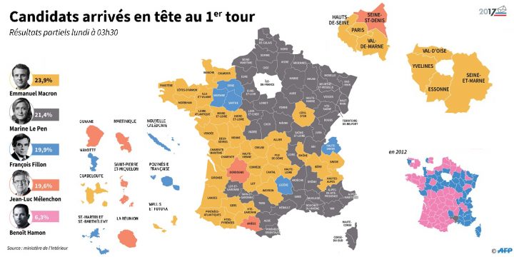 Présidentielle : Les 8 Cartes À Voir Pour Comprendre Le destiné Carte Région France 2017