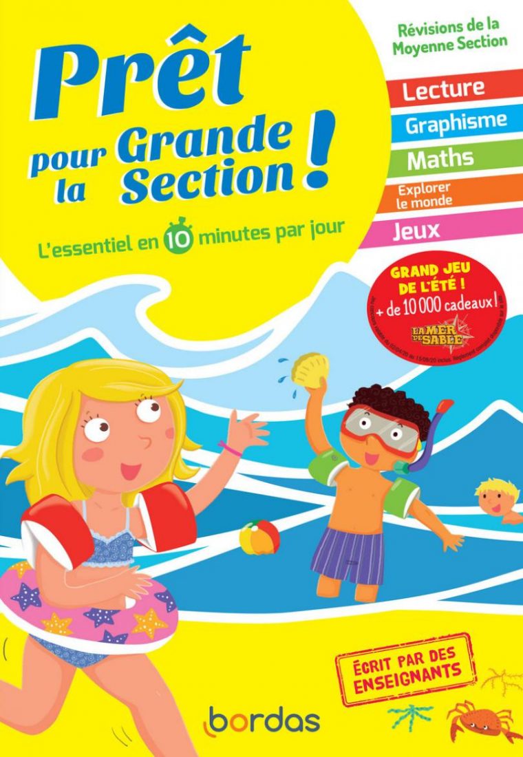 Prêt Pour La Grande Section – Cahiers De Vacances, Révisions à Activités Moyenne Section Maternelle À Imprimer