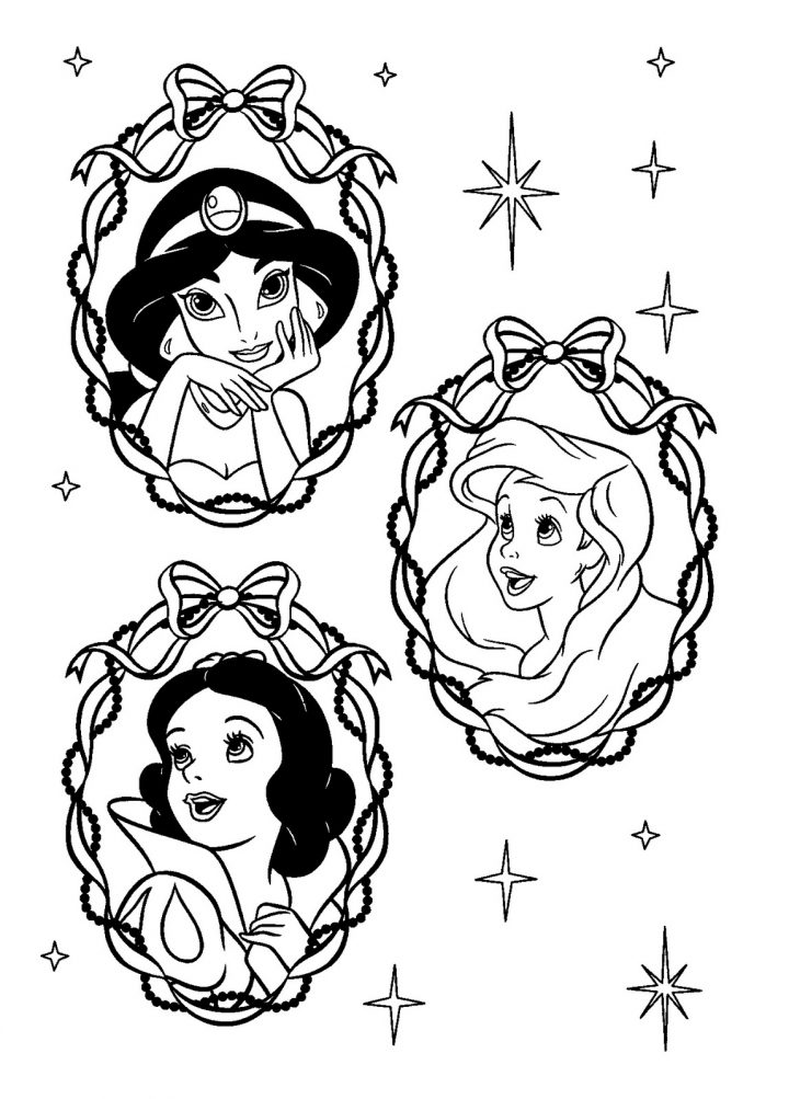 Princesse Disney Dessin A Colorier A Imprimer intérieur Coloriage Princesses Disney À Imprimer