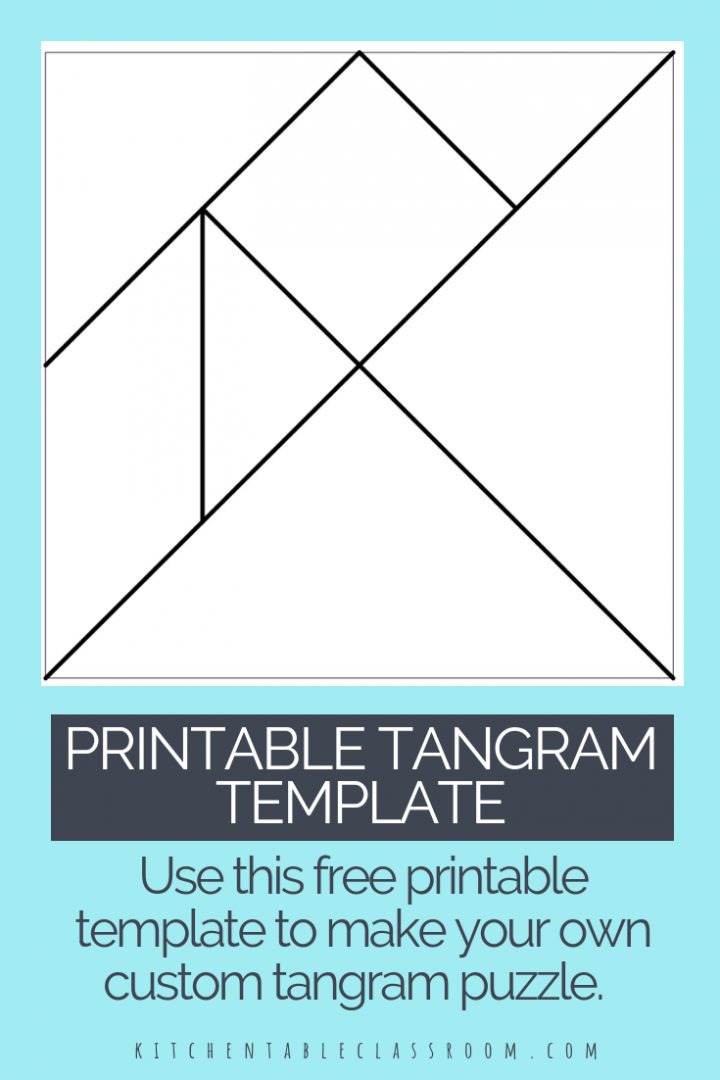 Printable Tangrams – An Easy Diy Tangram Template | Make dedans Tangram Simple