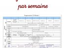 Programmation Ce1 Par Semaine serapportantà Fiche Français Ce1 Imprimer