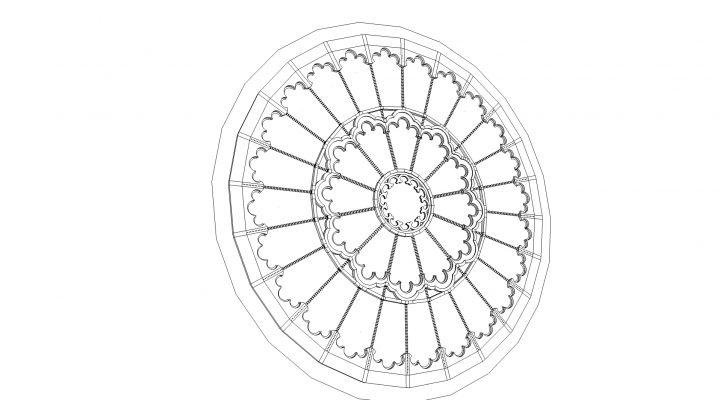 Puis La Rosace – Notre Dame De Paris En 3D destiné Dessiner Une Rosace