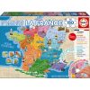 Puzzle 150 Pièces : Départements Et Régions De La France destiné Départements Et Régions De France
