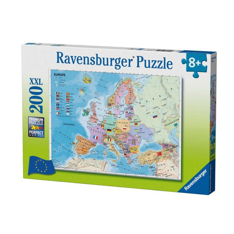 Puzzle 200 P Xxl – Carte D Europe intérieur Carte Europe Enfant