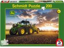 Puzzle 200 Pièces : John Deere : Tracteur 6150R Avec Tonne À pour Image Tracteur John Deere