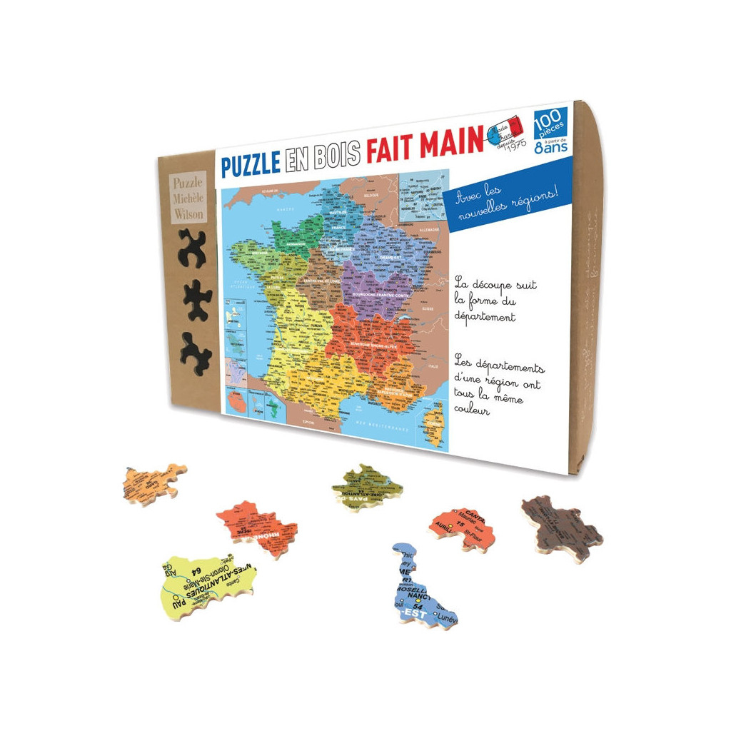 Puzzle : Carte De France Des Départements tout Puzzle 5 Ans En Ligne