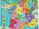 Puzzle Carte De France Magnétique - Jeux dedans Puzzle Des Départements Français
