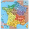 Puzzle En Bois Fait Main 100 Pièces : Carte De France Des concernant Apprendre Les Départements En S Amusant