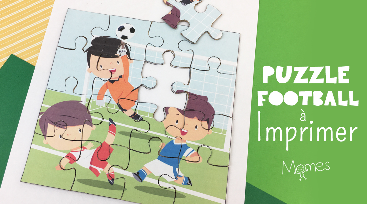 Puzzle Football À Imprimer - Momes dedans Puzzle En Ligne Enfant