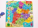 Puzzle Magnétique De La France - Jeu Éducatif - Janod - Lapouleapois.fr intérieur Puzzle Des Départements Français