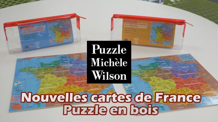 Puzzle Michèle Wilson Les Cartes De France – Démo En Français Hd Fr intérieur Puzzle Des Départements Français