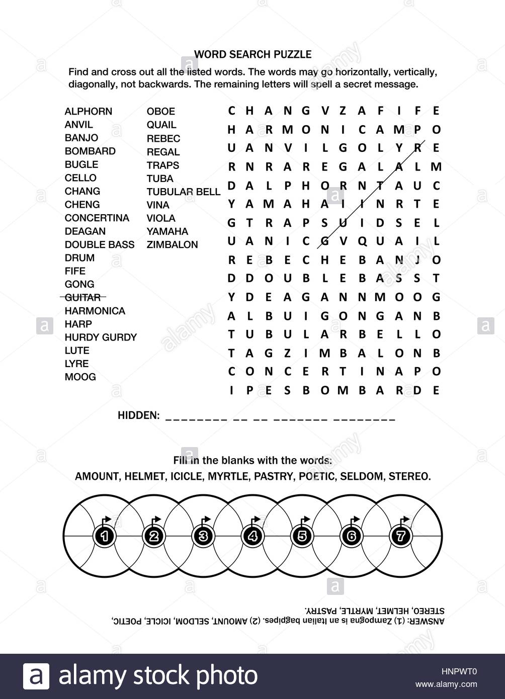 Puzzle Page Avec Deux Jeux De Mots (En Anglais) Pour Adultes serapportantà Jeu De Mot En Anglais 