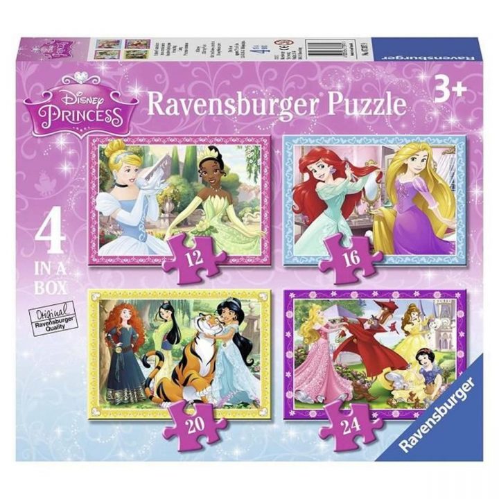 Puzzle Princesse 4 Puzzles 3 Ans Et Plus 3 + dedans Puzzle Gratuit 3 Ans