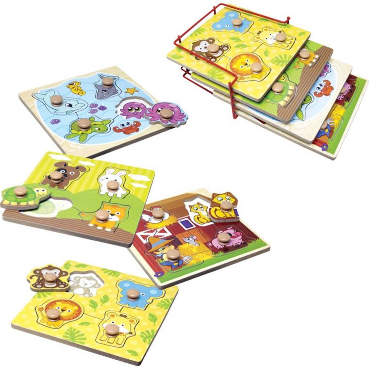 Puzzles De 4 Pieces Bebes Animaux concernant Jouer Puzzle Gratuit