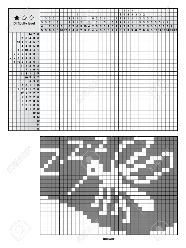 Puzzles De Logique, Mots Croisés Japonais, Nonogram Pour Les Débutants à Mots Croisés Pour Débutants