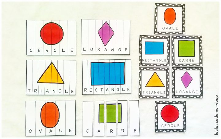 Puzzles Formes Géométriques – La Classe De Marybop pour Les Formes Geometrique