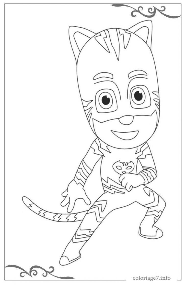 Pyjamasques Jeu De Coloriages Pour Garçons Gratuits concernant Jeux Gratuit De Garçon