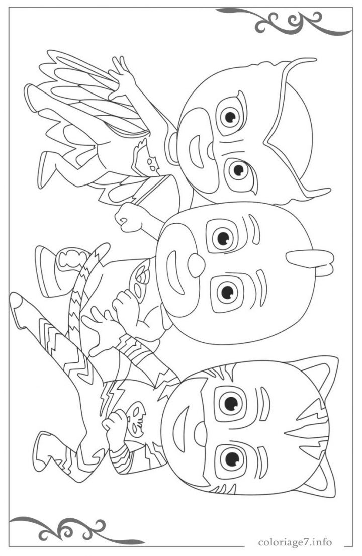 Pyjamasques Jeux De Coloriage En Ligne concernant Dessin À Colorier En Ligne Gratuit