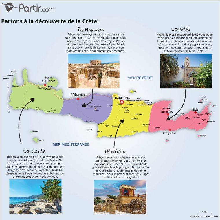 Que Voir En Crète : Cartes Touristiques Et Incontournables pour Carte D Europe En Francais