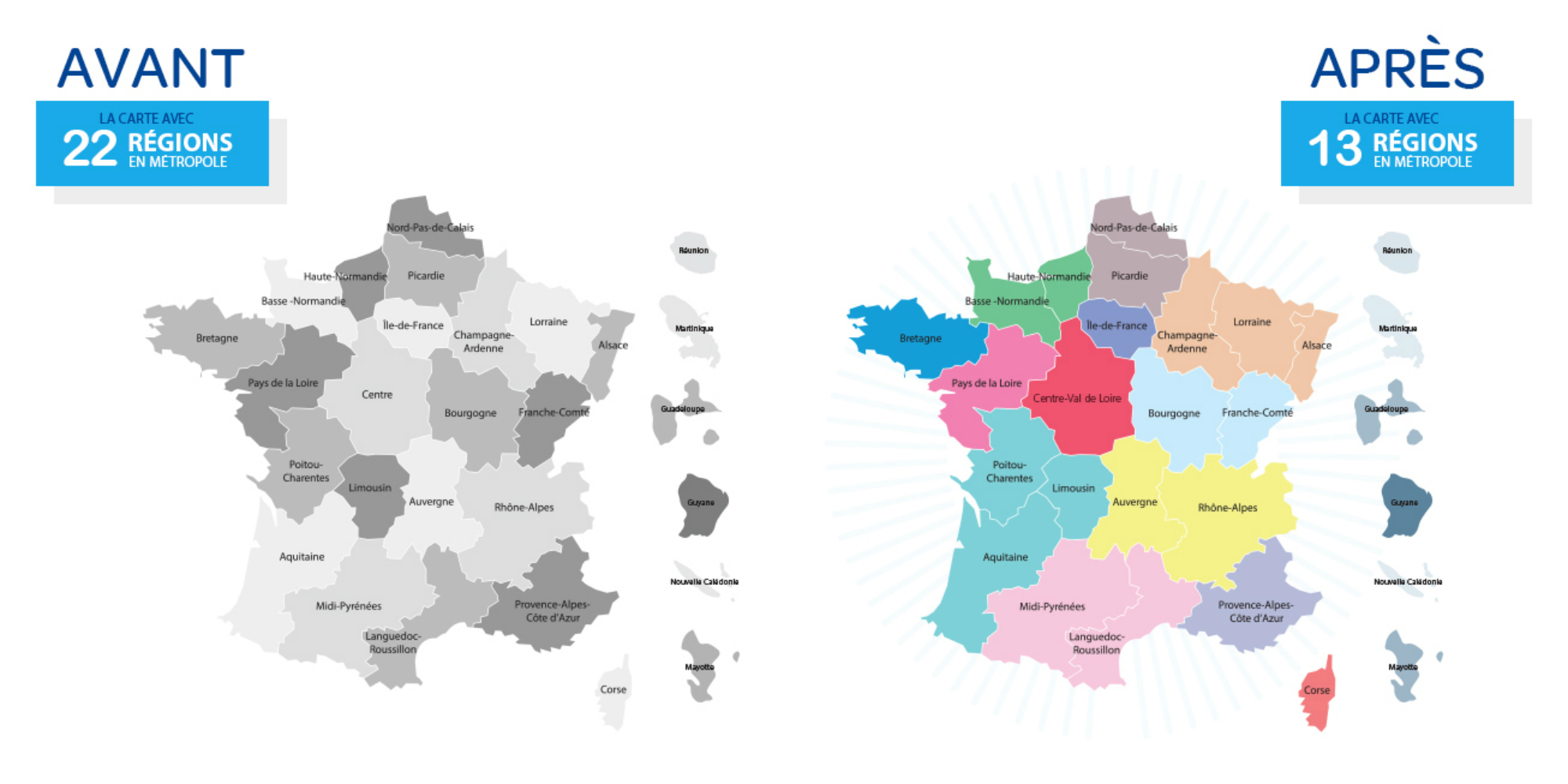 Quels Noms Pour Les Nouvelles Régions Françaises destiné Carte Nouvelle Région France 