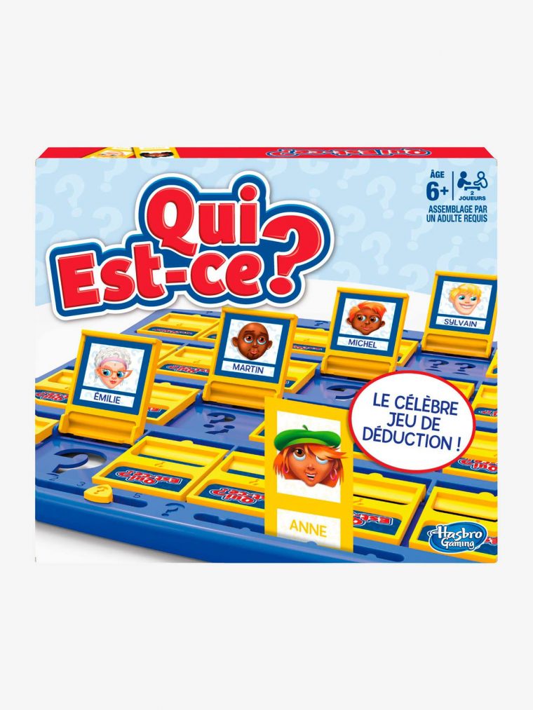 Qui Est-Ce? – Hasbro Gaming Jaune – Hasbro dedans Puzzle Gratuit Pour Fille De 3 Ans