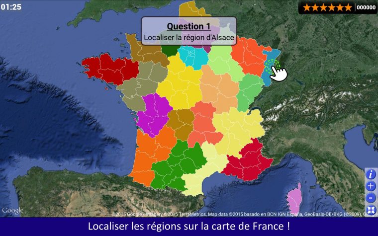 Quiz Régions Départements For Android – Apk Download à Quiz Régions De France