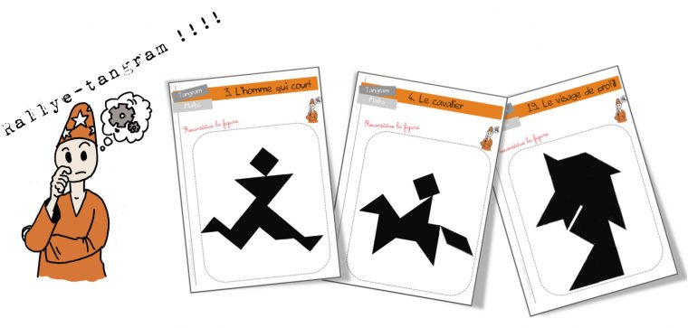 Rallye Tangram | Bout De Gomme à Tangram À Imprimer Pdf