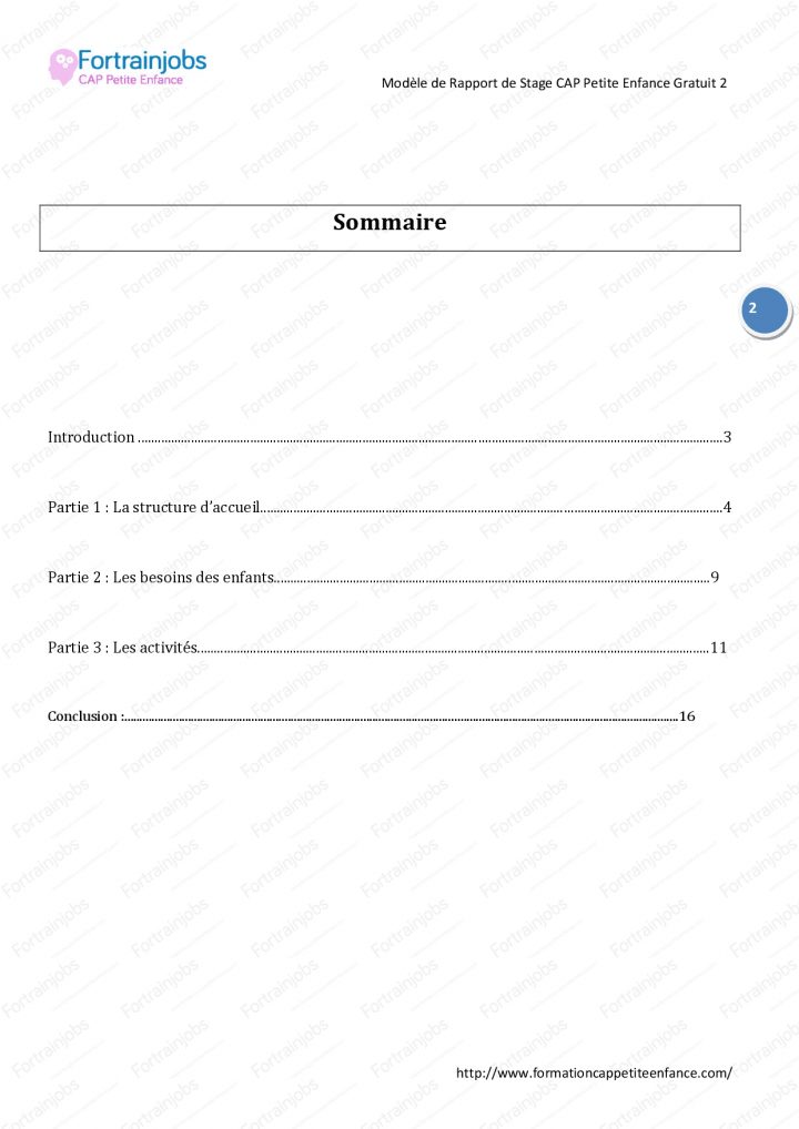 Rapport De Stage École Maternelle – Docsity concernant Moyen Section Maternelle Exercice