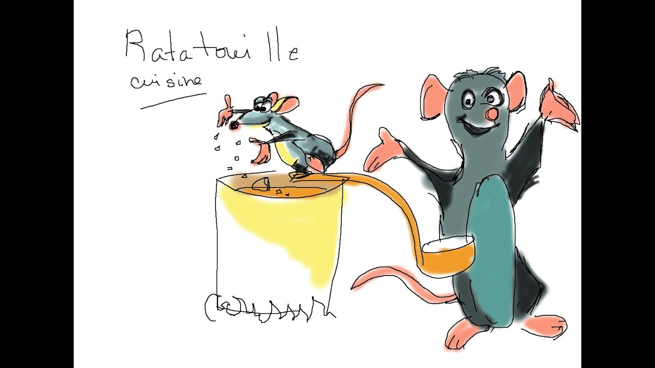 Rauille Dessin Rapide destiné Dessin Ratatouille