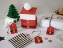 Réaliser De Petites Boîtes De Noël Ainsi Que Les Étiquettes encequiconcerne Boite De Noel A Imprimer
