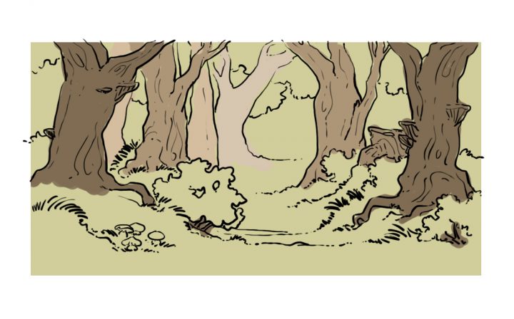 Réaliser Un Dessin D'une Forêt – Dessindigo à Dessin De Foret