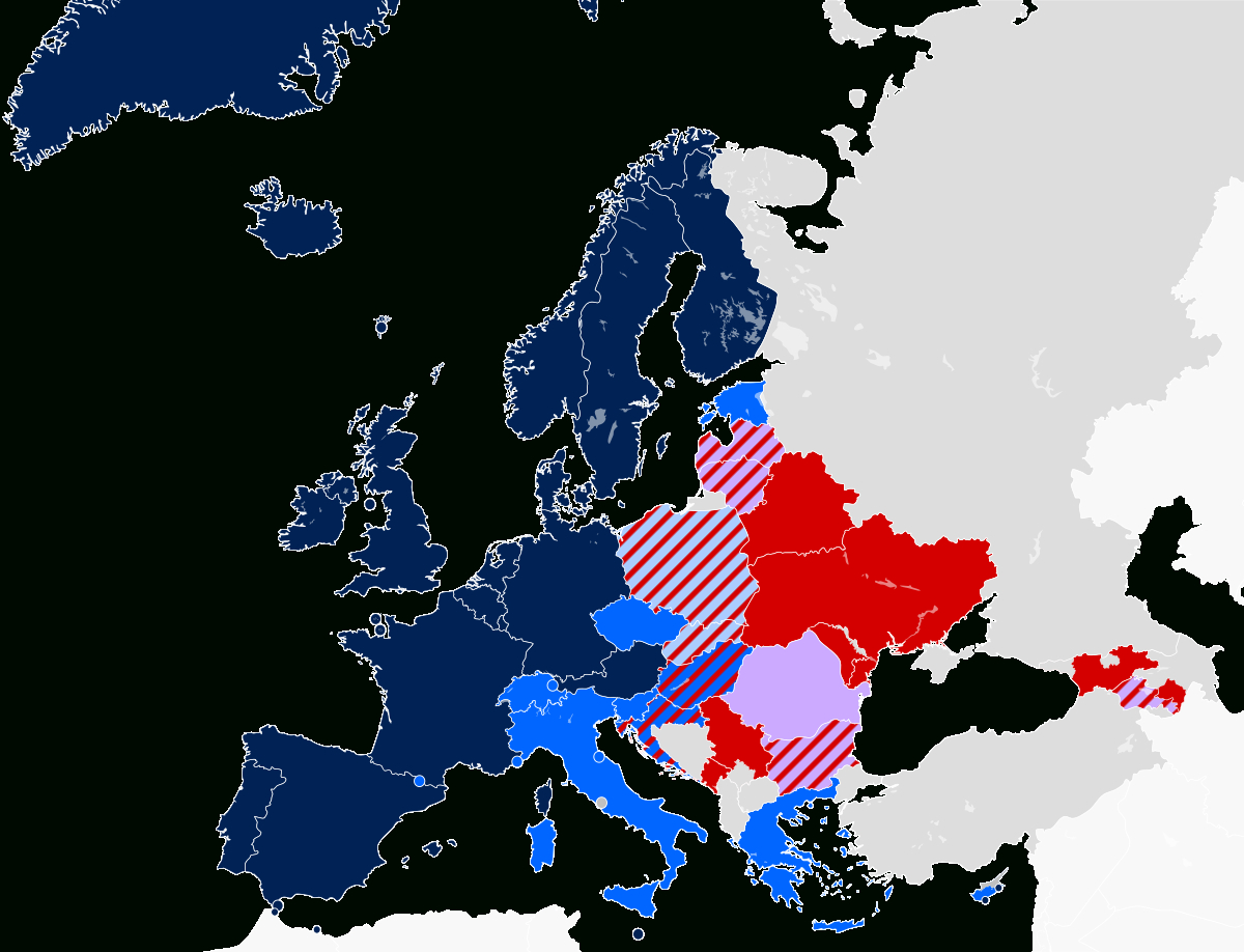 Recognition Of Same- Unions In Europe - Wikipedia destiné Carte De L Europe 2017