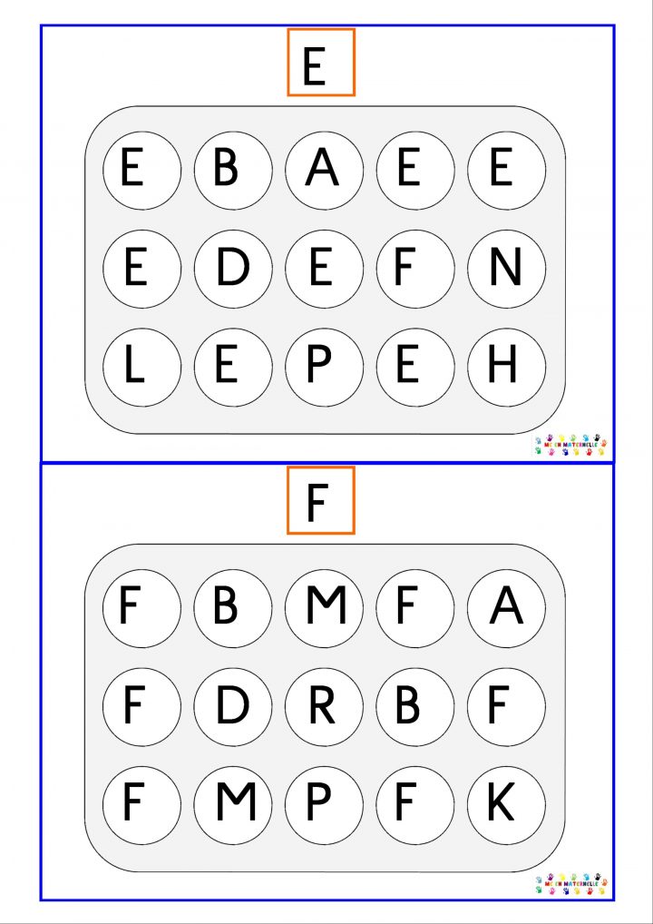 Reconnaissance Des Lettres Majuscules | Harfler, Eğitim Ve concernant Sudoku Maternelle À Imprimer