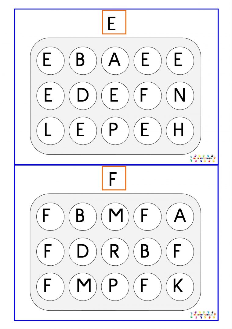 Reconnaissance Des Lettres Majuscules | Harfler, Eğitim Ve pour Sudoku Lettres À Imprimer