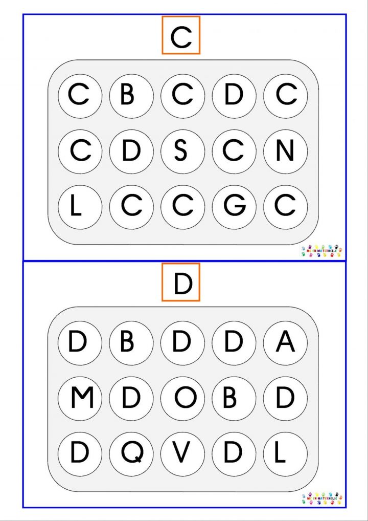 Reconnaissance Des Lettres Majuscules | Les Lettres concernant Lettres Majuscules À Imprimer