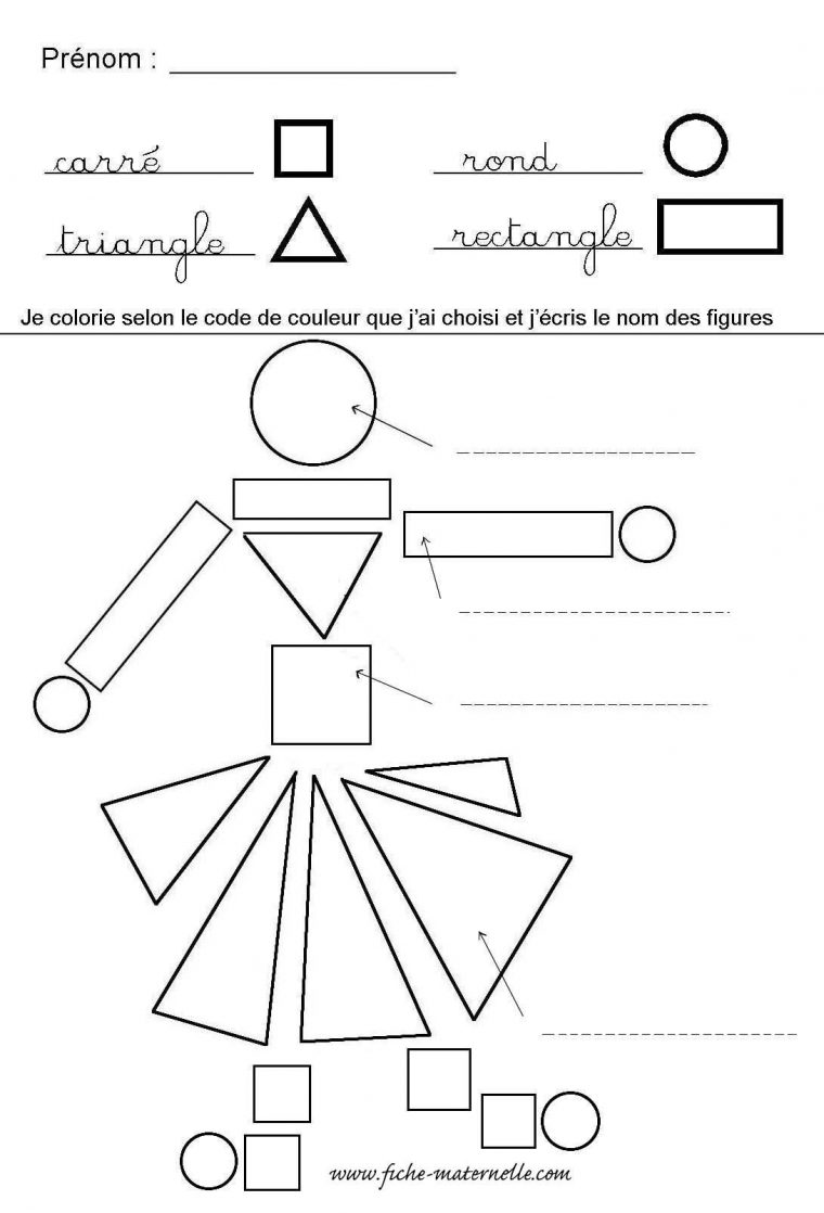 Reconnaître Les Formes Géométriques En Maternelle | Formes concernant Fiche D Exercice Grande Section A Imprimer