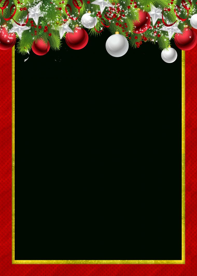 Red Transparent Png Christmas Photo Frame With Christmas dedans Papier Lettre De Noel