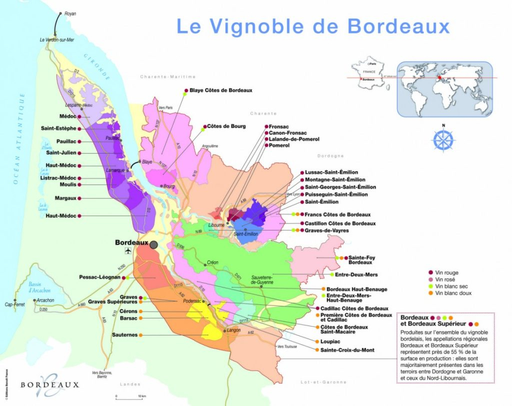 Region- France - Bordeaux - Cheers intérieur Liste Region De France 