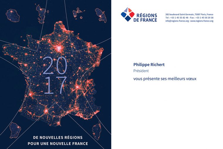 Régions De France Vous Souhaite Une Bonne Année 2017 pour Nouvelles Régions De France 2017