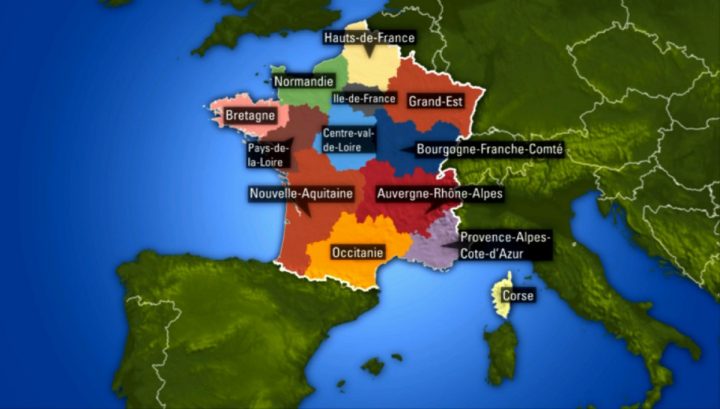 Régions Françaises: La Carte Des Nouveaux Noms tout Les Nouvelles Regions