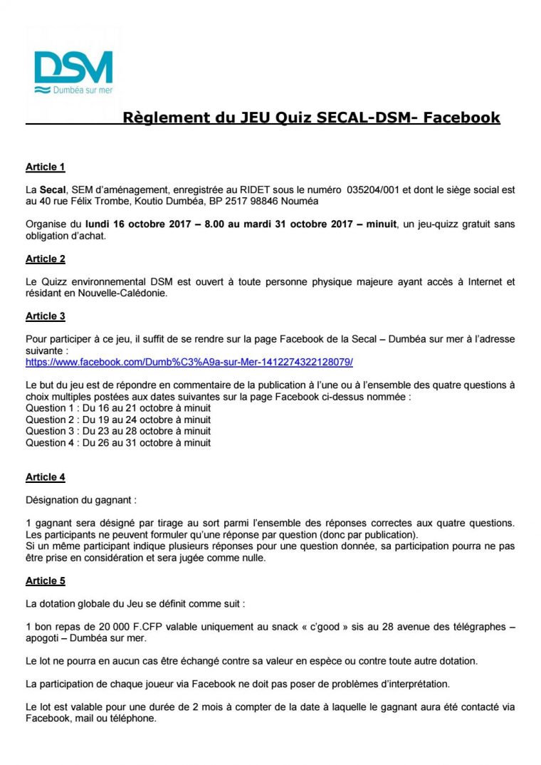 Règlement Quiz Fb Dsm By Cliquez Ici – Issuu encequiconcerne Question Reponse Jeu