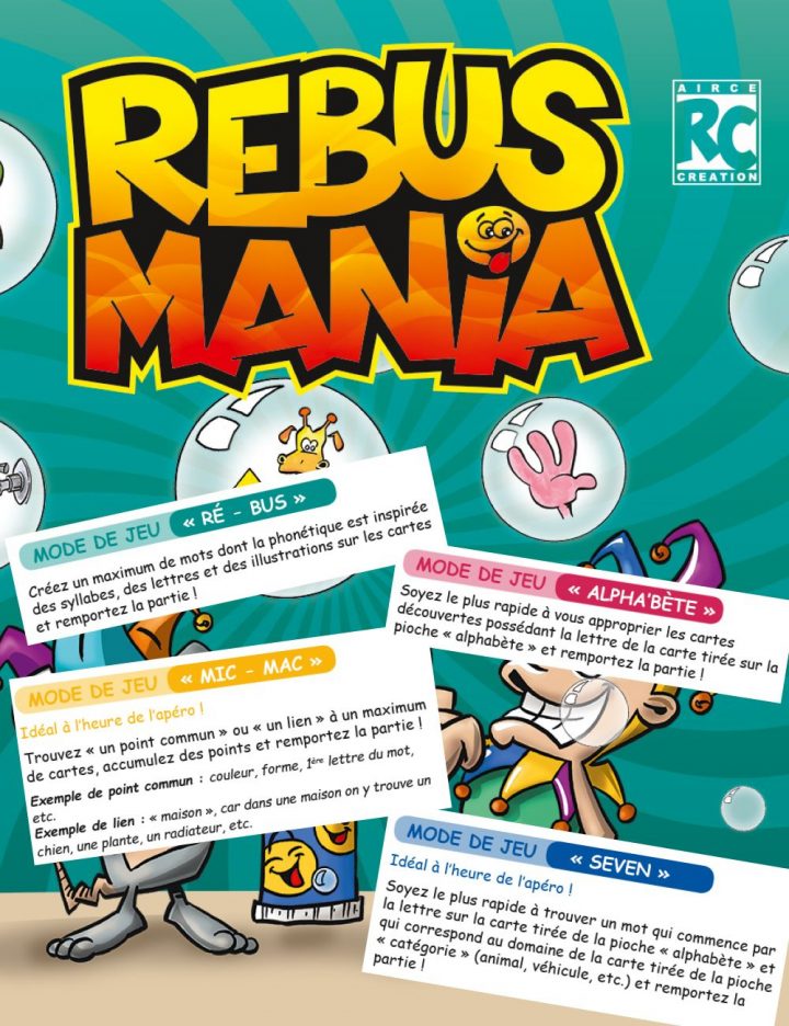 Règles Du Jeu Rebus Mania – Aircé.ch dedans Jeux Rebus