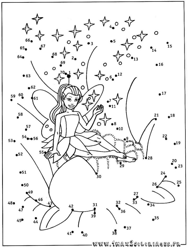 Relier Les Points De 0 A 70 encequiconcerne Dessin A Relier