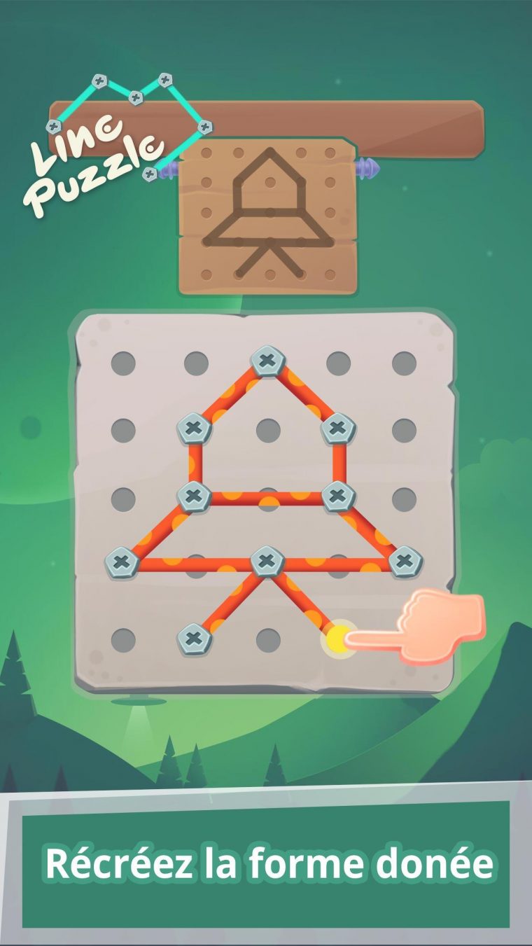 Relier Les Points : Jeu De Puzzle Case Tête Pour Android destiné Jeux Relier Les Points