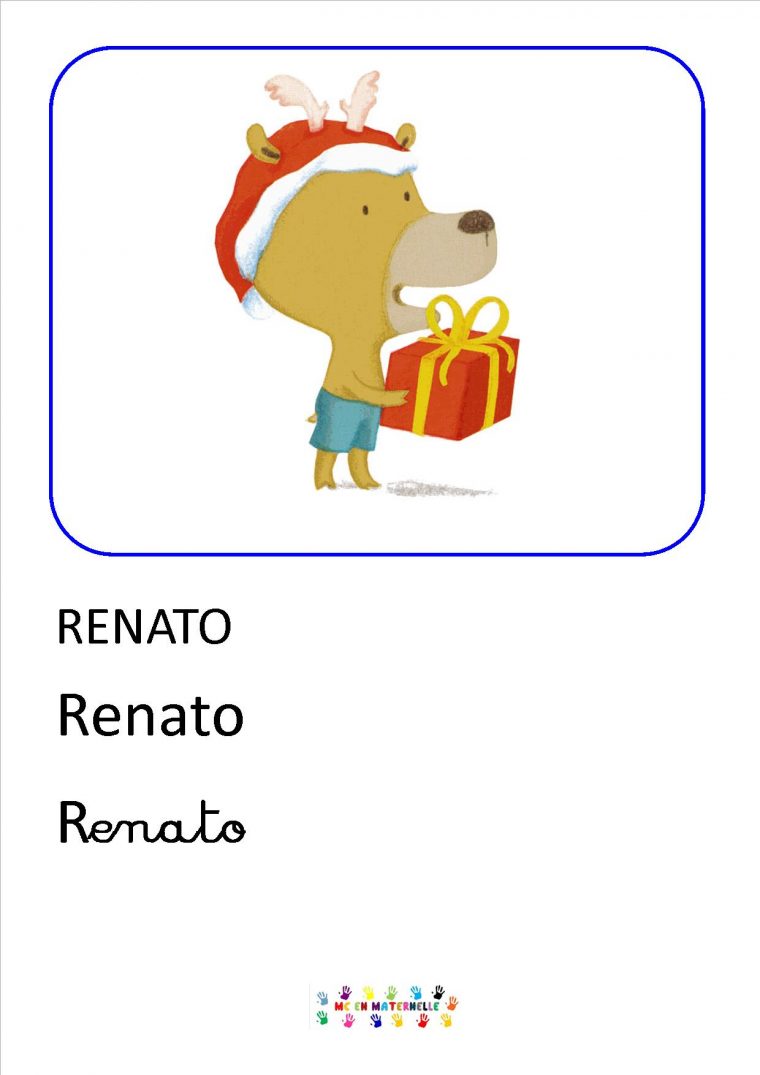 Renato Aide Le Père Noël : Imagier – Mc En Maternelle tout Imagier Noel Maternelle