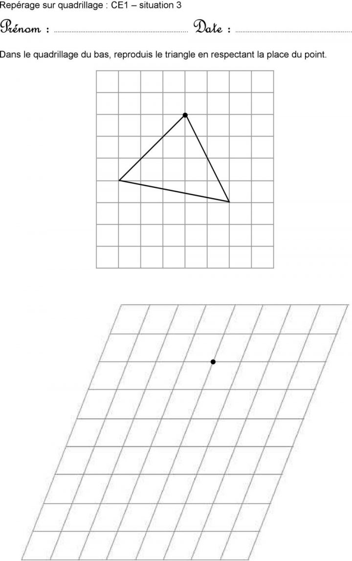 Reproduction Sur Quadrillage. Des Situations D Apprentissage concernant Reproduction Sur Quadrillage Cp